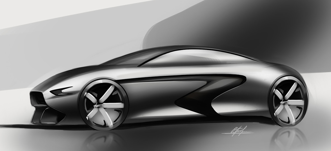 automobile，Hand drawn，Ubee ，concept，