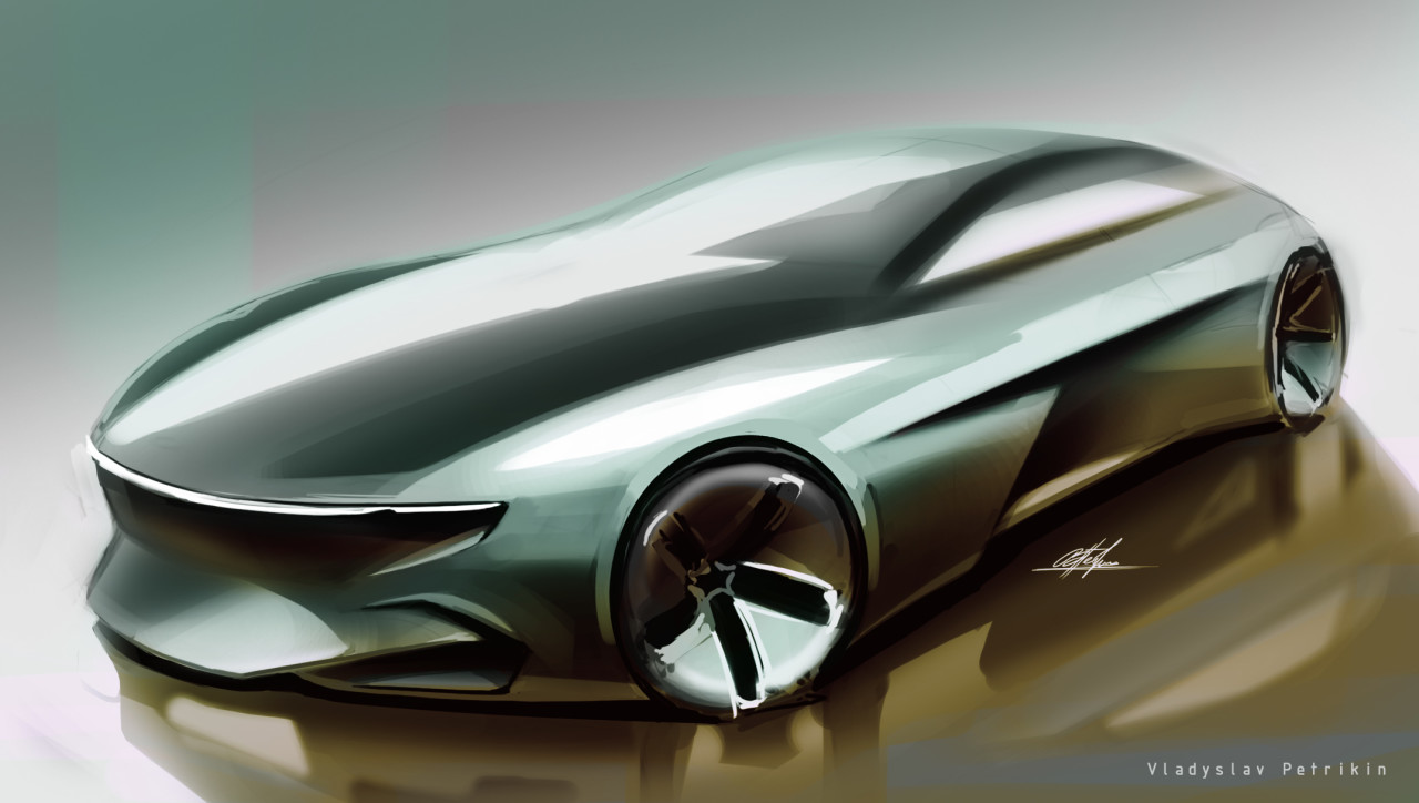 automobile，Hand drawn，Ubee ，concept，