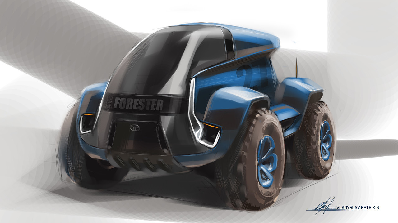 Hand drawn，automobile，outdoors，Travel，concept，