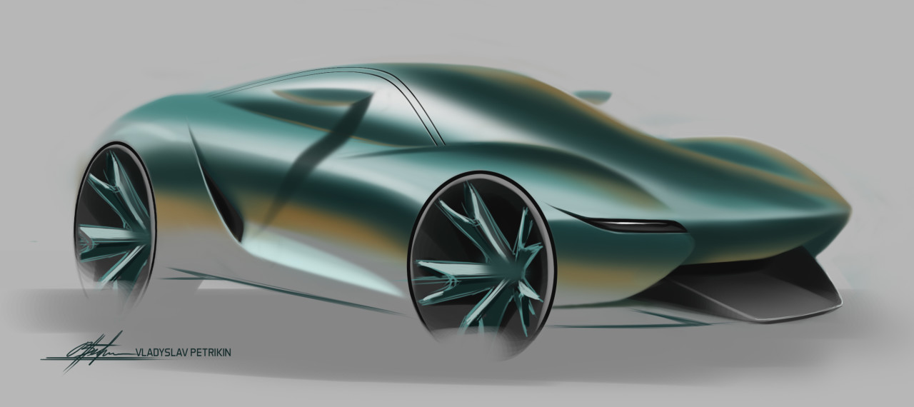 automobile，Hand drawn，Ubee ，concept，