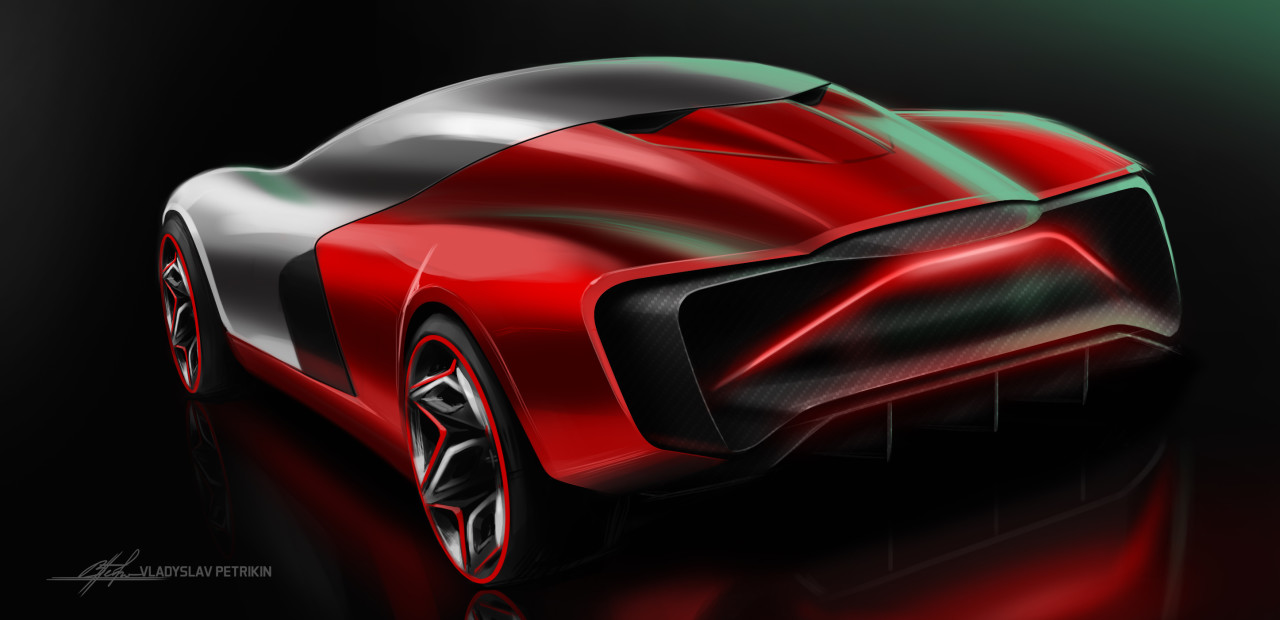 automobile，Hand drawn，Ubee ，concept，