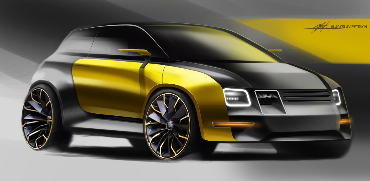 automobile，Hand drawn，Ubee ，concept，