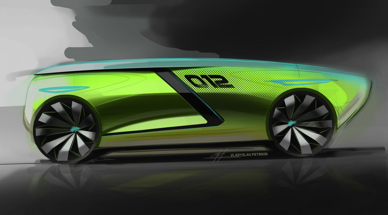 automobile，Hand drawn，Ubee ，traffic，concept，