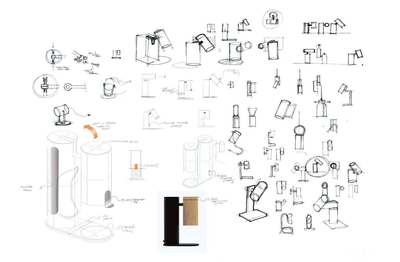 Desk lamp，multi-function，Adjustable，