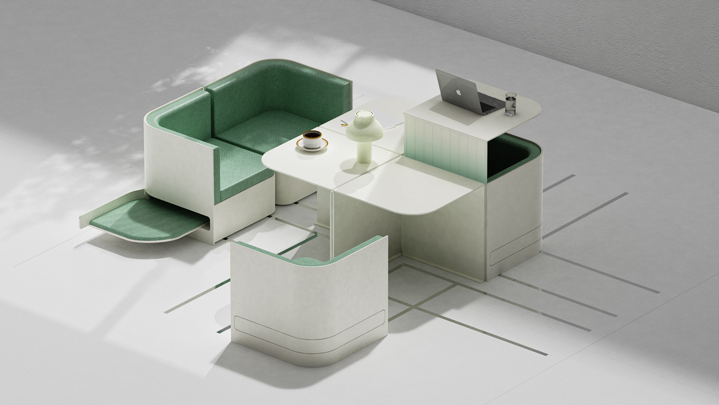 industrial design，square，furniture design ，