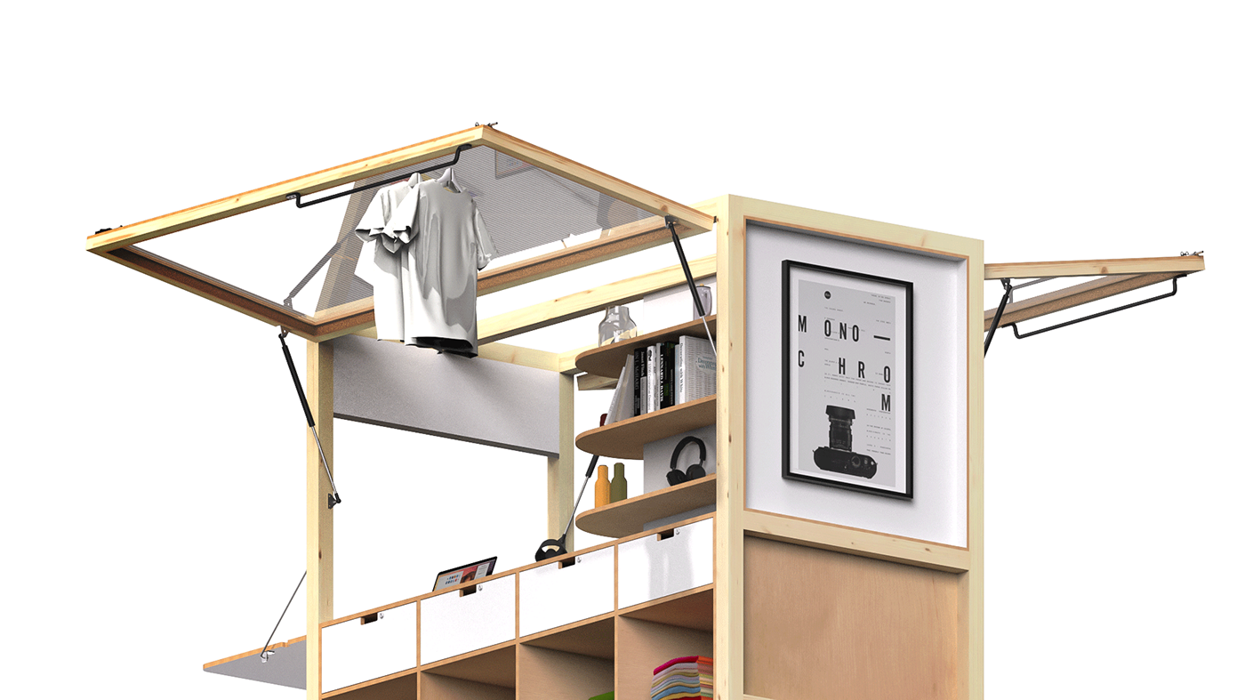 Shopping Cart，industrial design，woodiness，