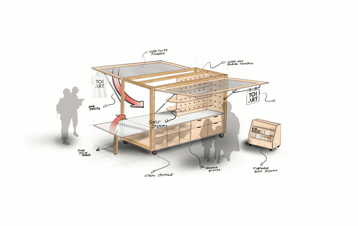 Shopping Cart，industrial design，woodiness，
