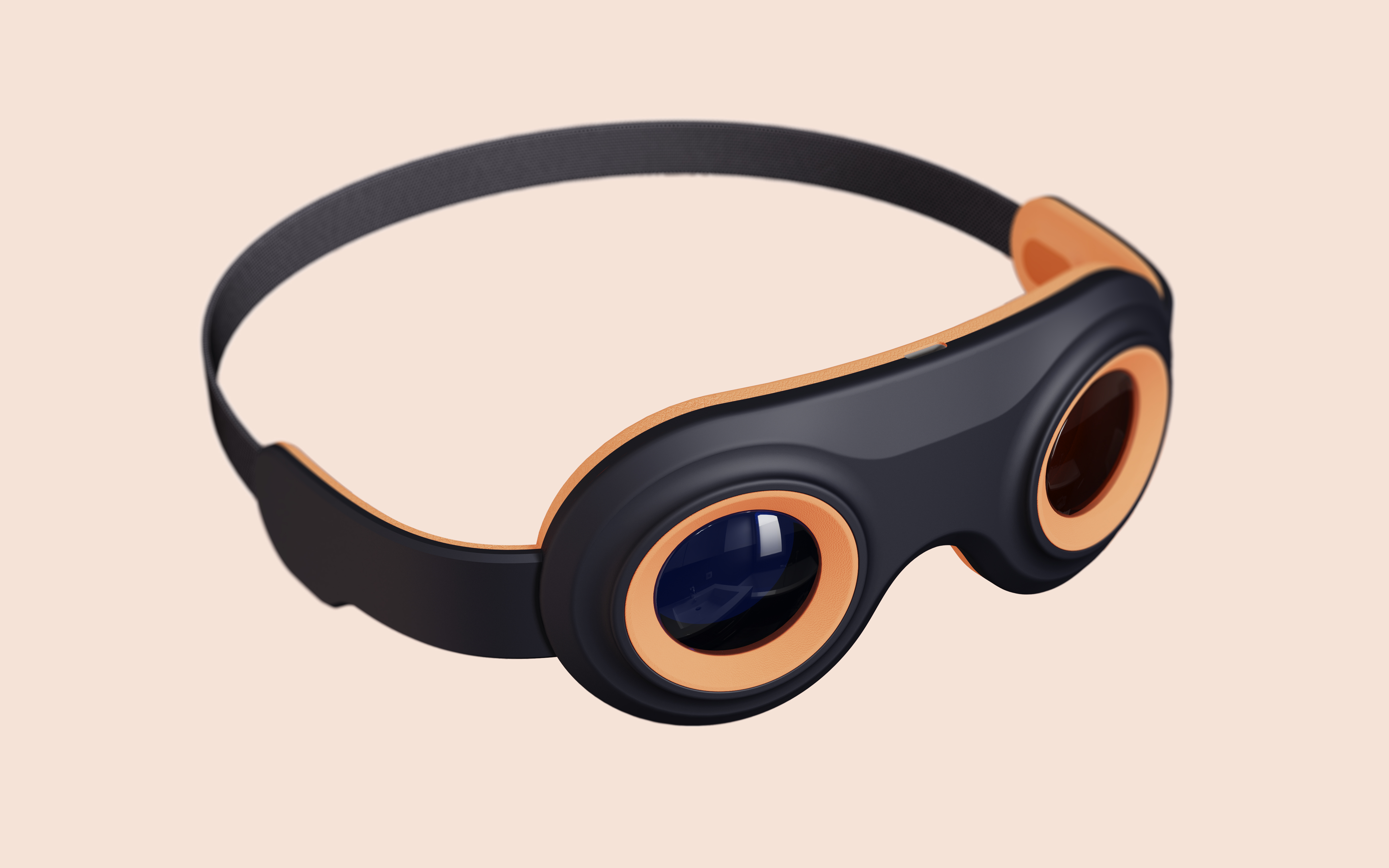 Eye hot compress，visualization，3D glasses，Massage the temples，Steampunk，Sunglasses style of the Republic of China，