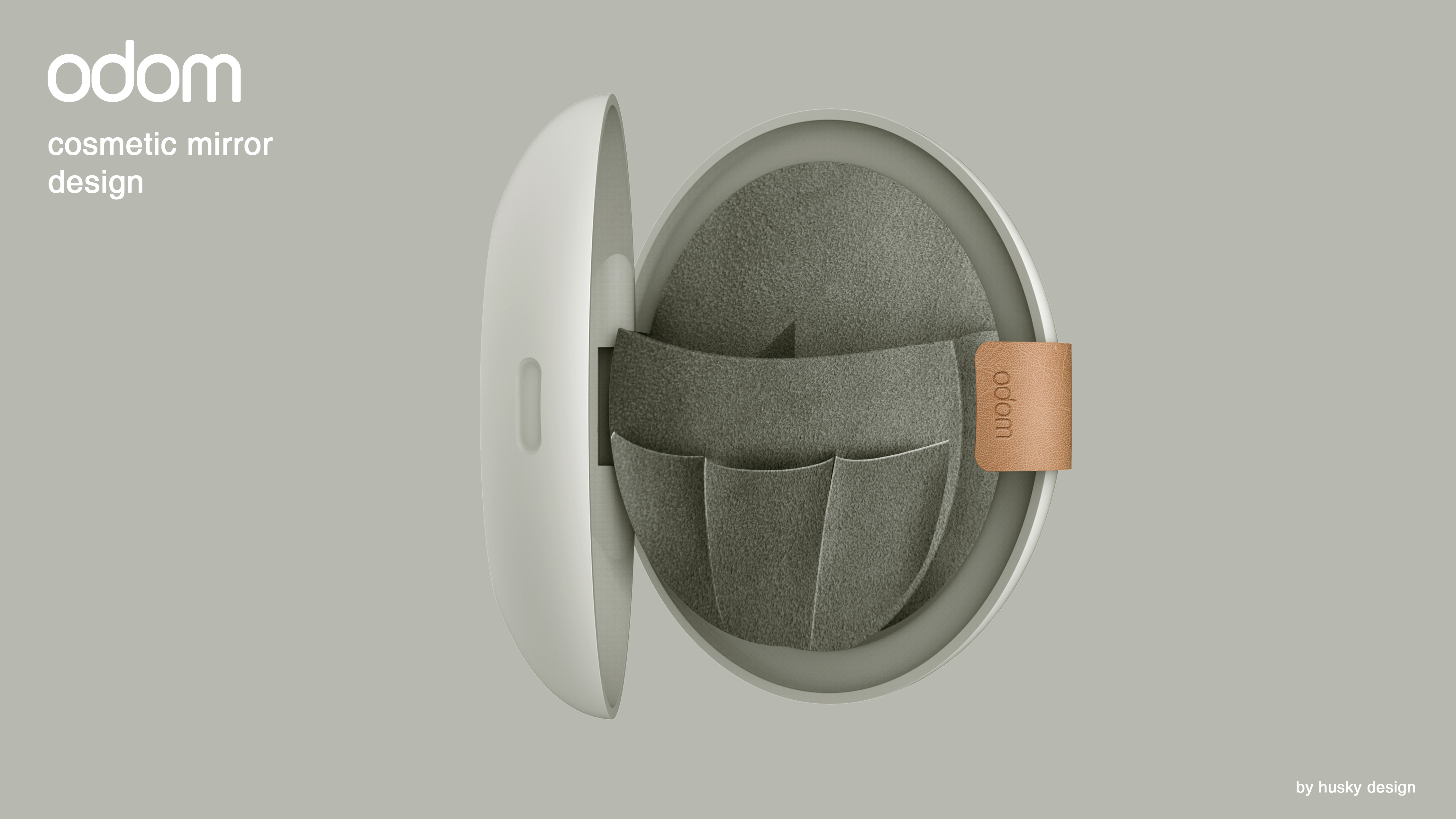 Husky original design，Cosmetic mirror，