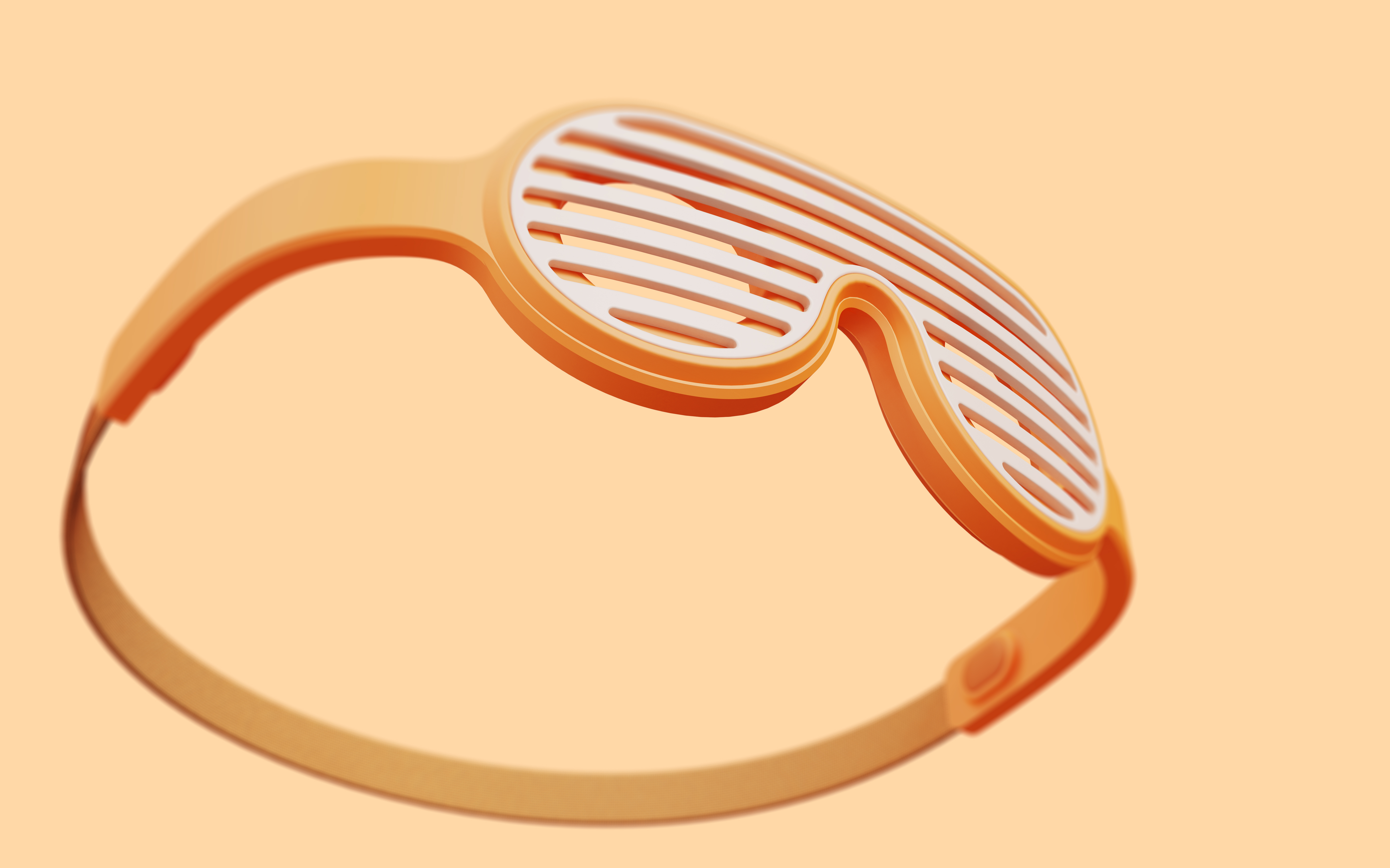 Eye hot compress，visualization，Massage the temples，Hip hop underground wind，Grid glasses，Shutter，Cyberpunk，