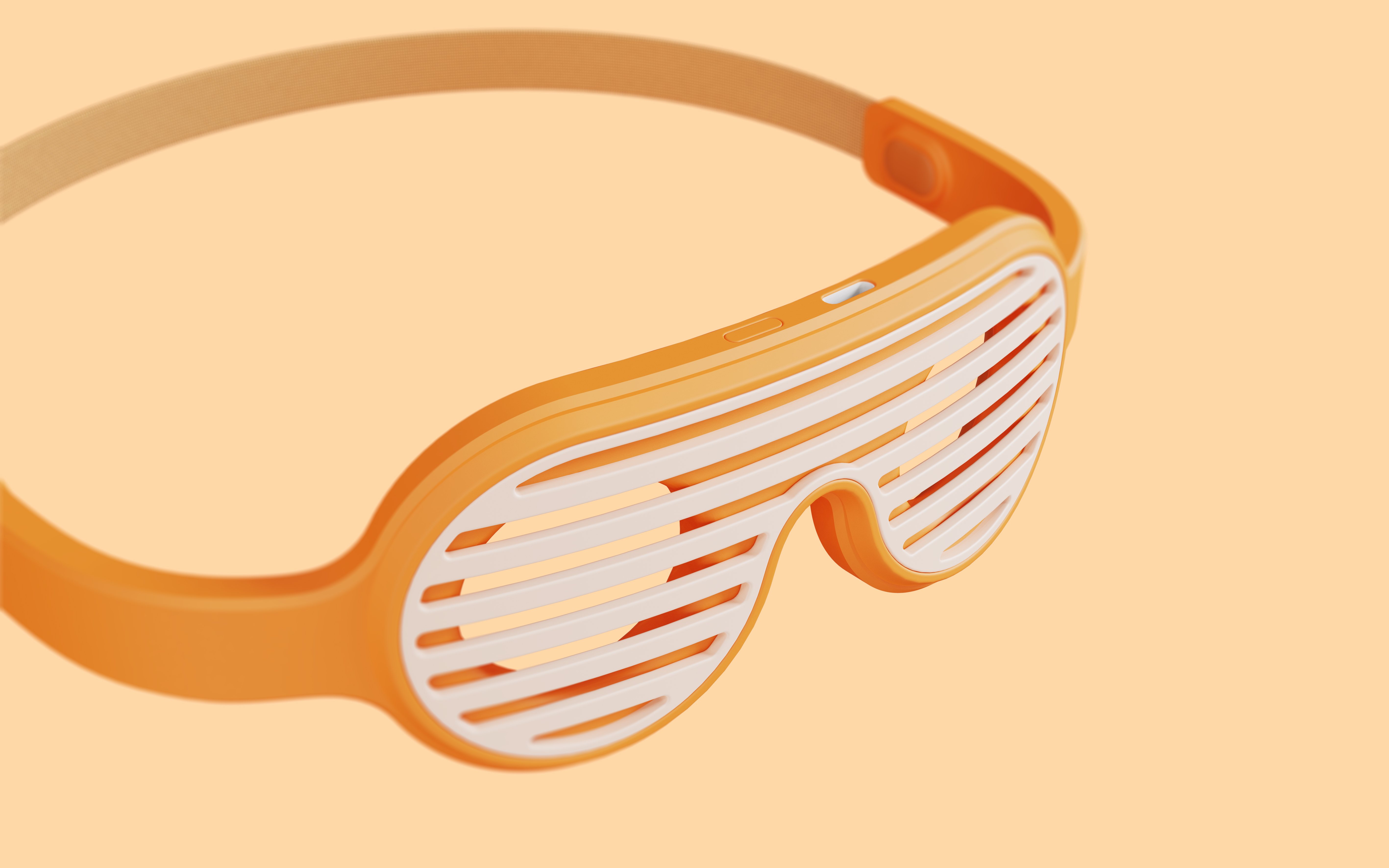 Eye hot compress，visualization，Massage the temples，Hip hop underground wind，Grid glasses，Shutter，Cyberpunk，