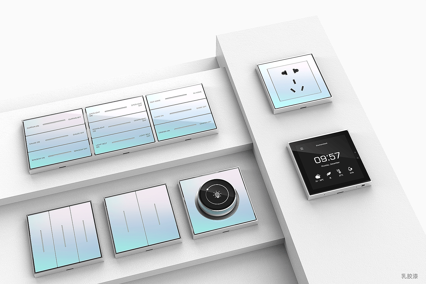 Smart Residence - 智能家居控制面板 - 普象网