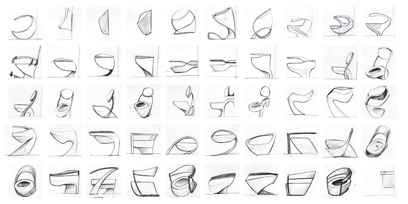 Toilet，urinal，Hand drawn，concept，Male，