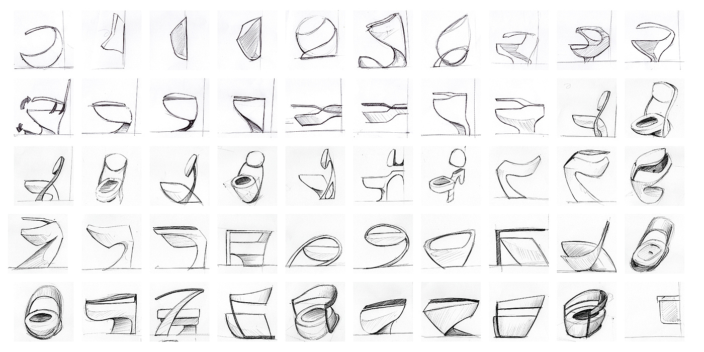 Toilet，urinal，Hand drawn，concept，Male，