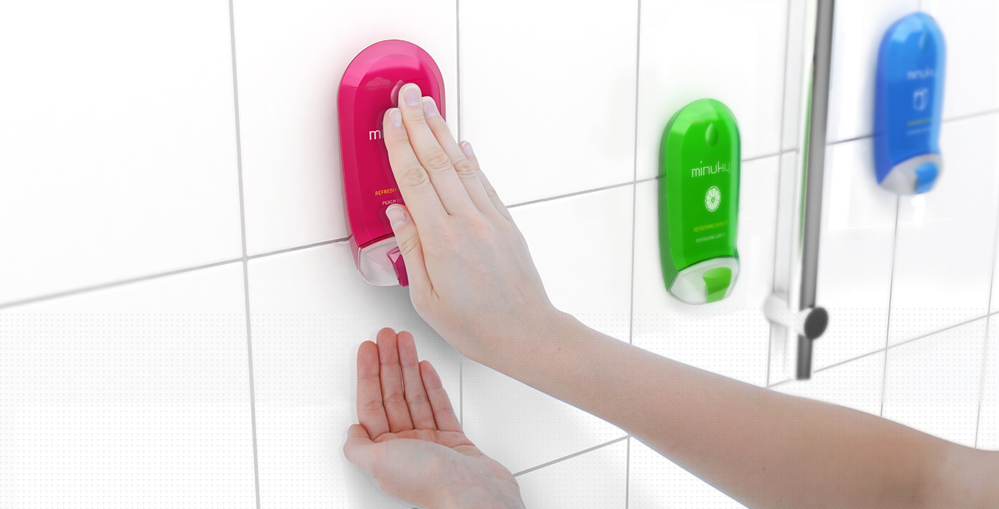 Design，series，Shower Gel，Minuky，