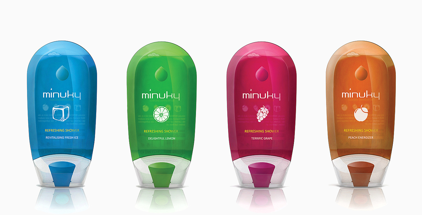 Design，series，Shower Gel，Minuky，