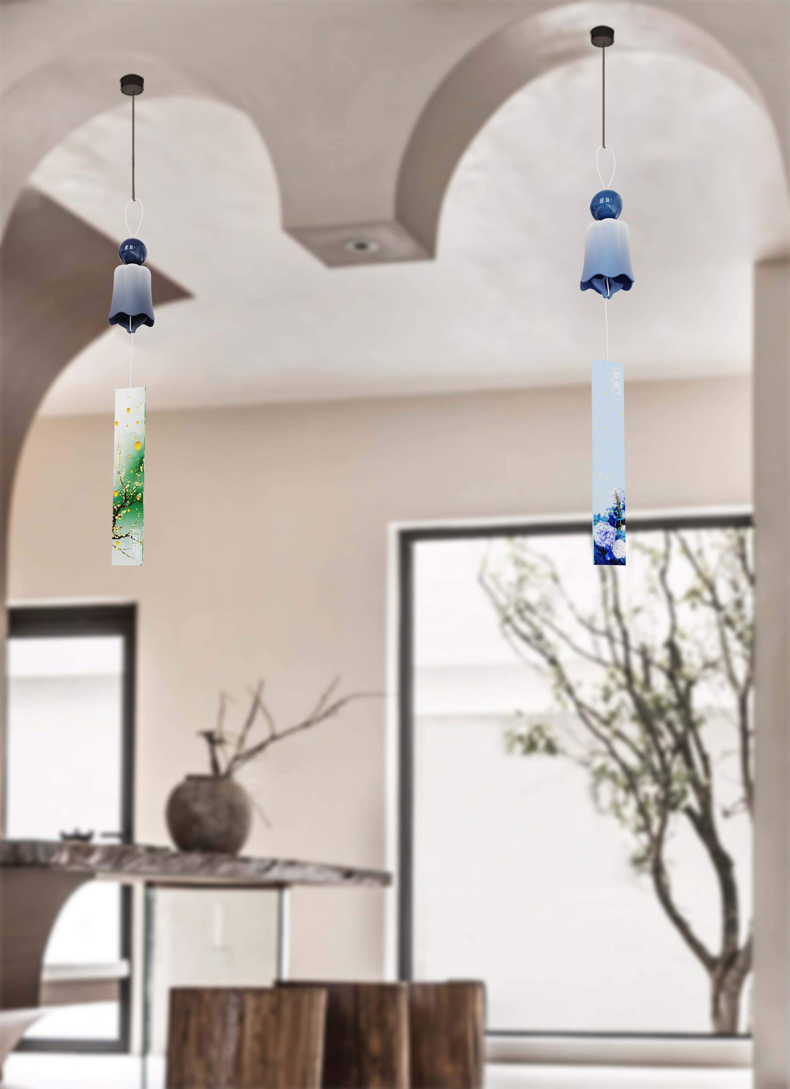 cast iron，Wind chime，Southern cast iron，Luminous，Interesting design in life，