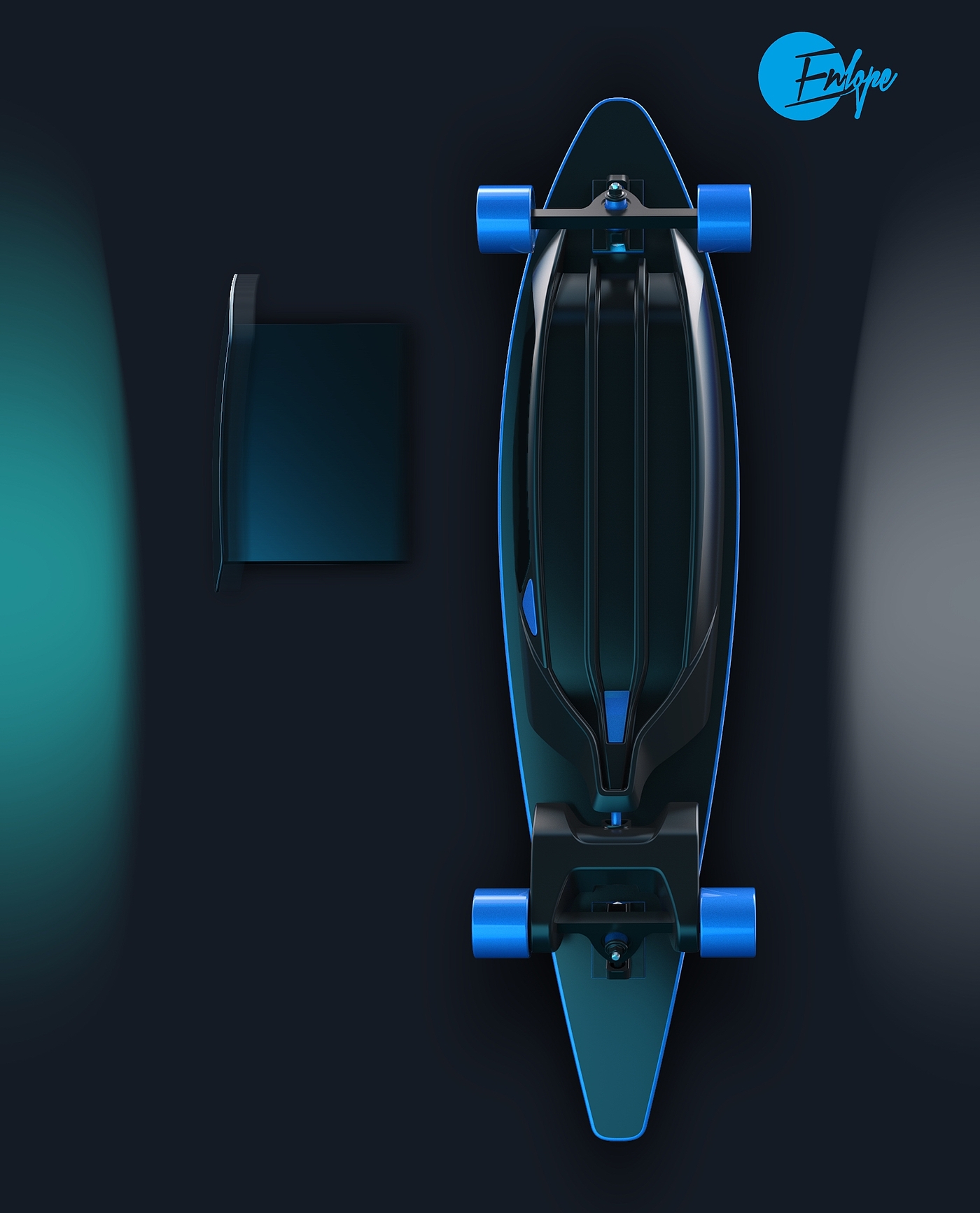 Electric skateboard，Aurora blue，Aurora red，Outdoor sports，