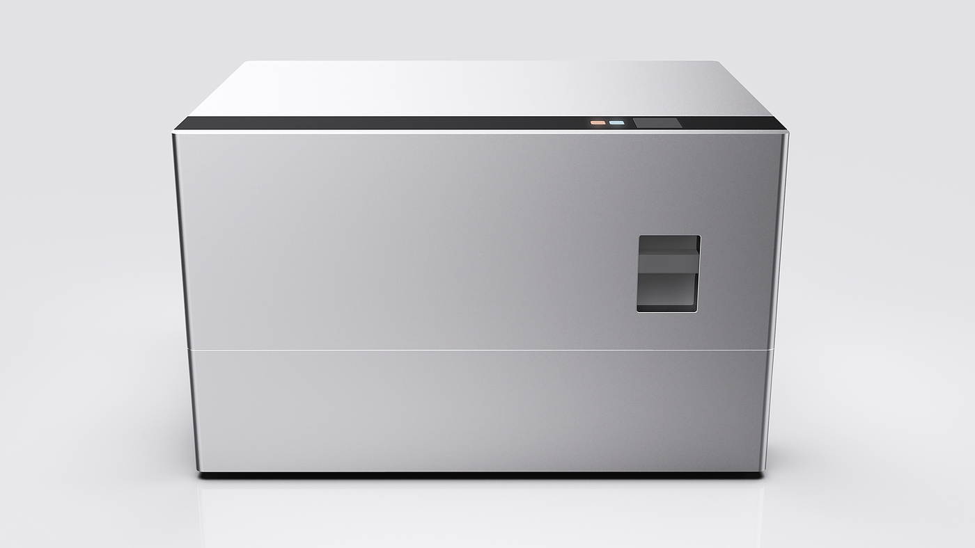 printer，Simplicity，high-end，Mosaic color，Metal，texture，Sense of experience，