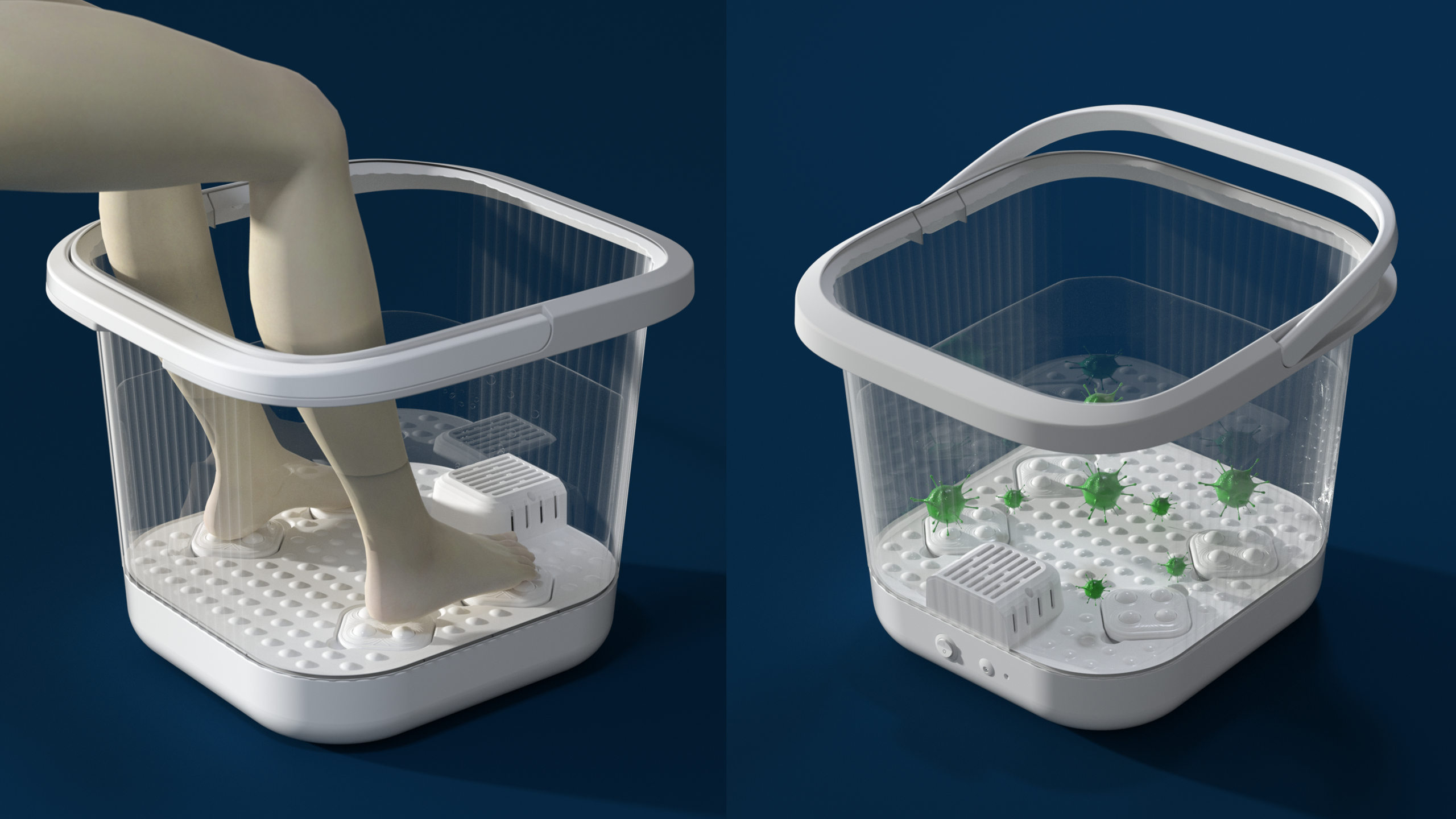 product design，intelligence，Foot bath，sterilization，