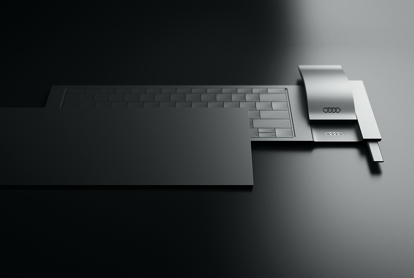 audi，4-in-1，keyboard，mouse，Stylus ，Wireless charging，