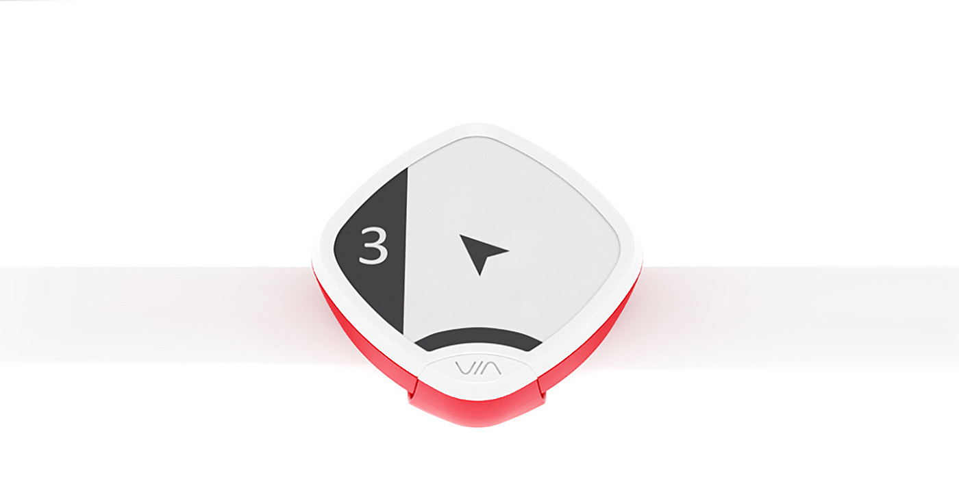 Design，Route，arrow，VIA，Navigation，