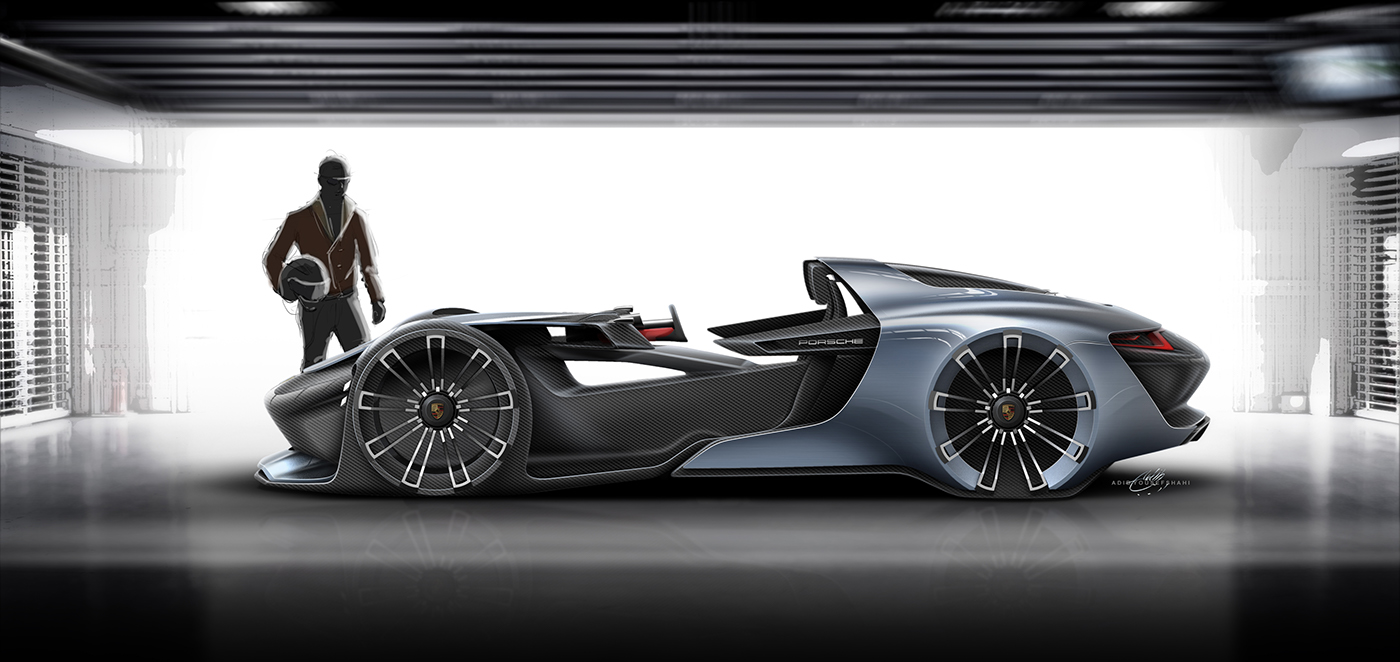 shock absorption，streamline，Adib，Porsche 911，