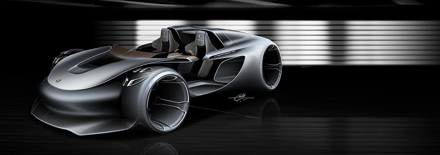 shock absorption，streamline，Adib，Porsche 911，
