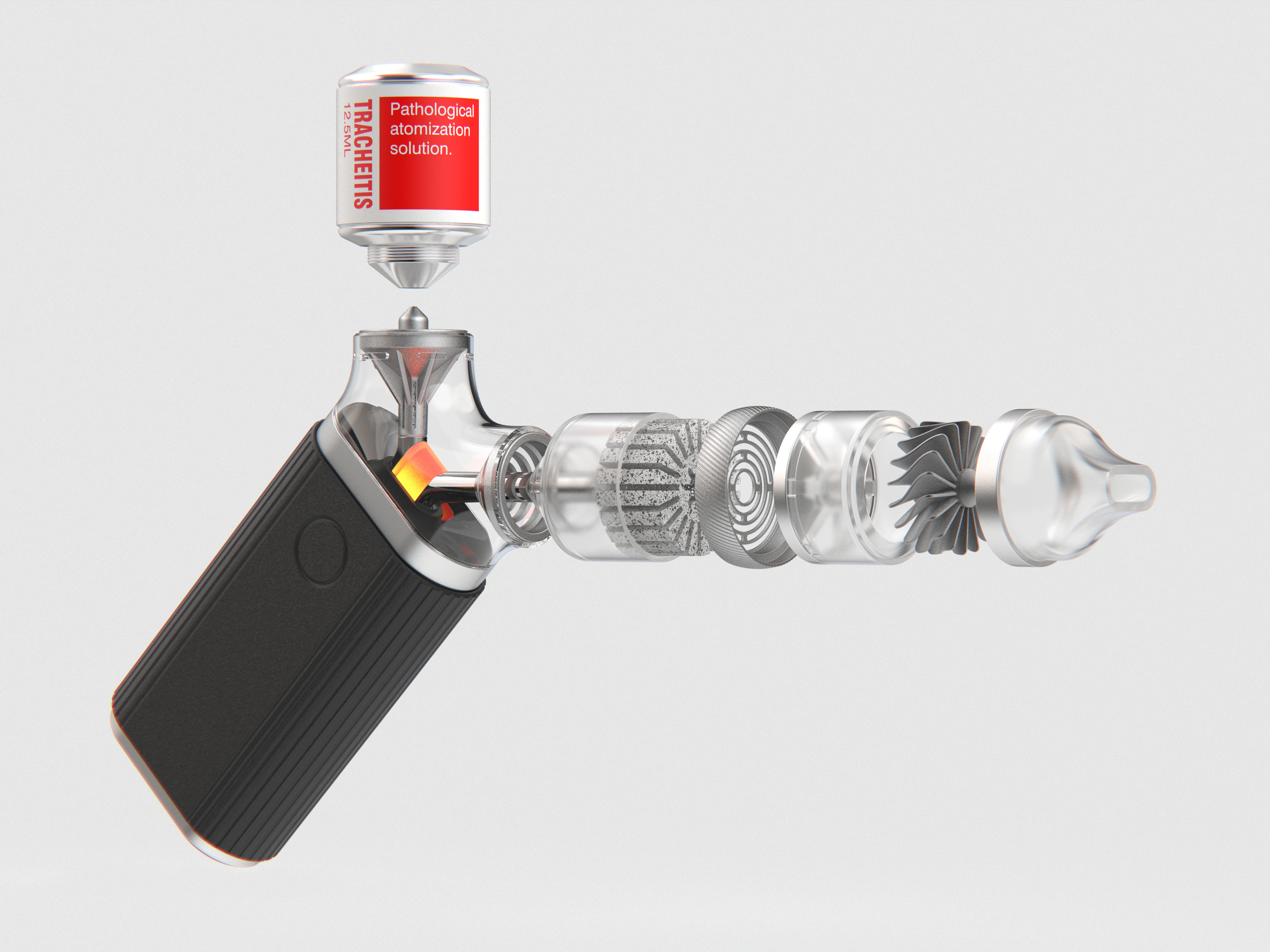 Medical, atomized, portable，