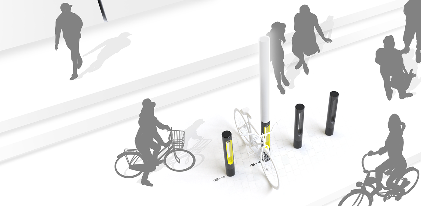 Charging station，SMARTPOLE，Design，Ergonomics，
