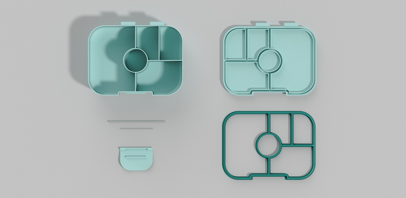 Lunch box，partition，biodegradable，