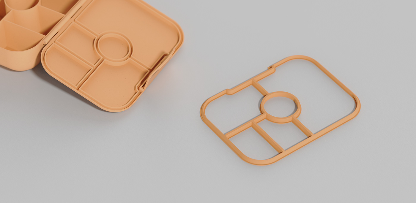 Lunch box，partition，biodegradable，