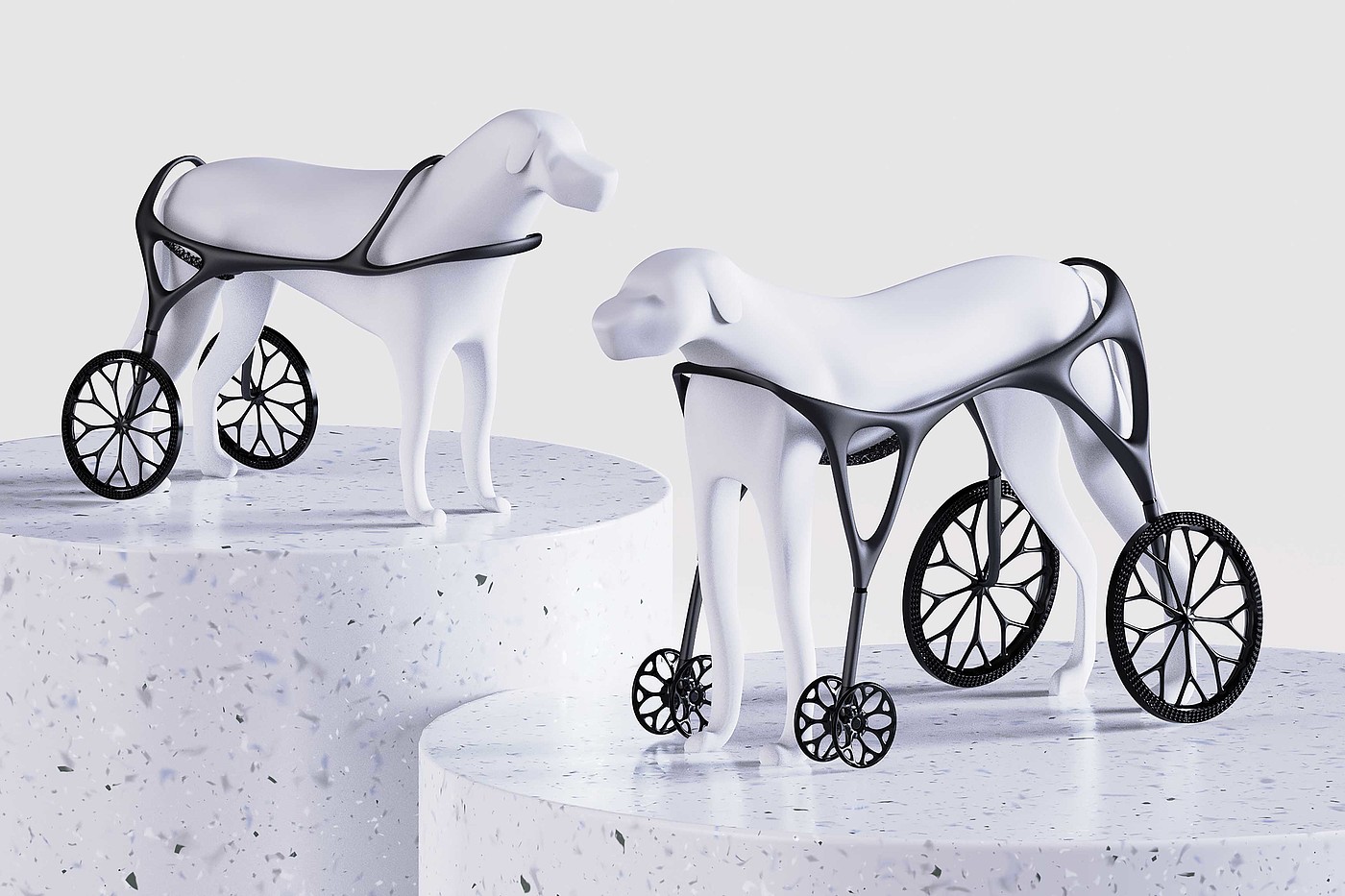 ALIVE，3D printing animal wheelchair，Pet Supplies & Pet，2021 red dot design concept award，