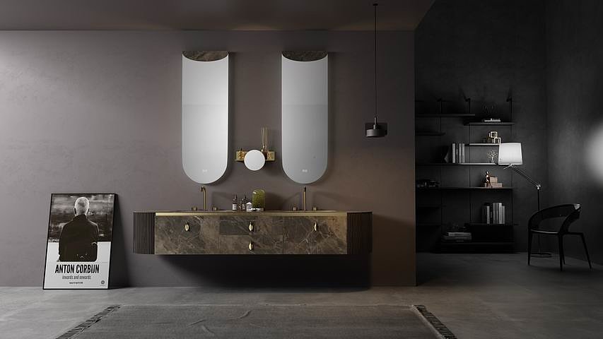 Bathroom cabinet design bathroom design sanitary ware furniture home，
