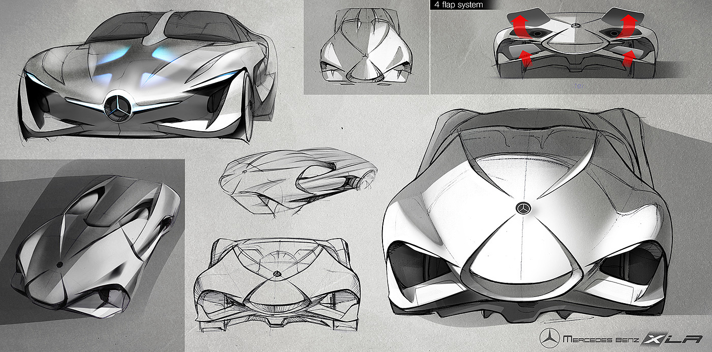vehicle，Benz，conceptual design，racing，