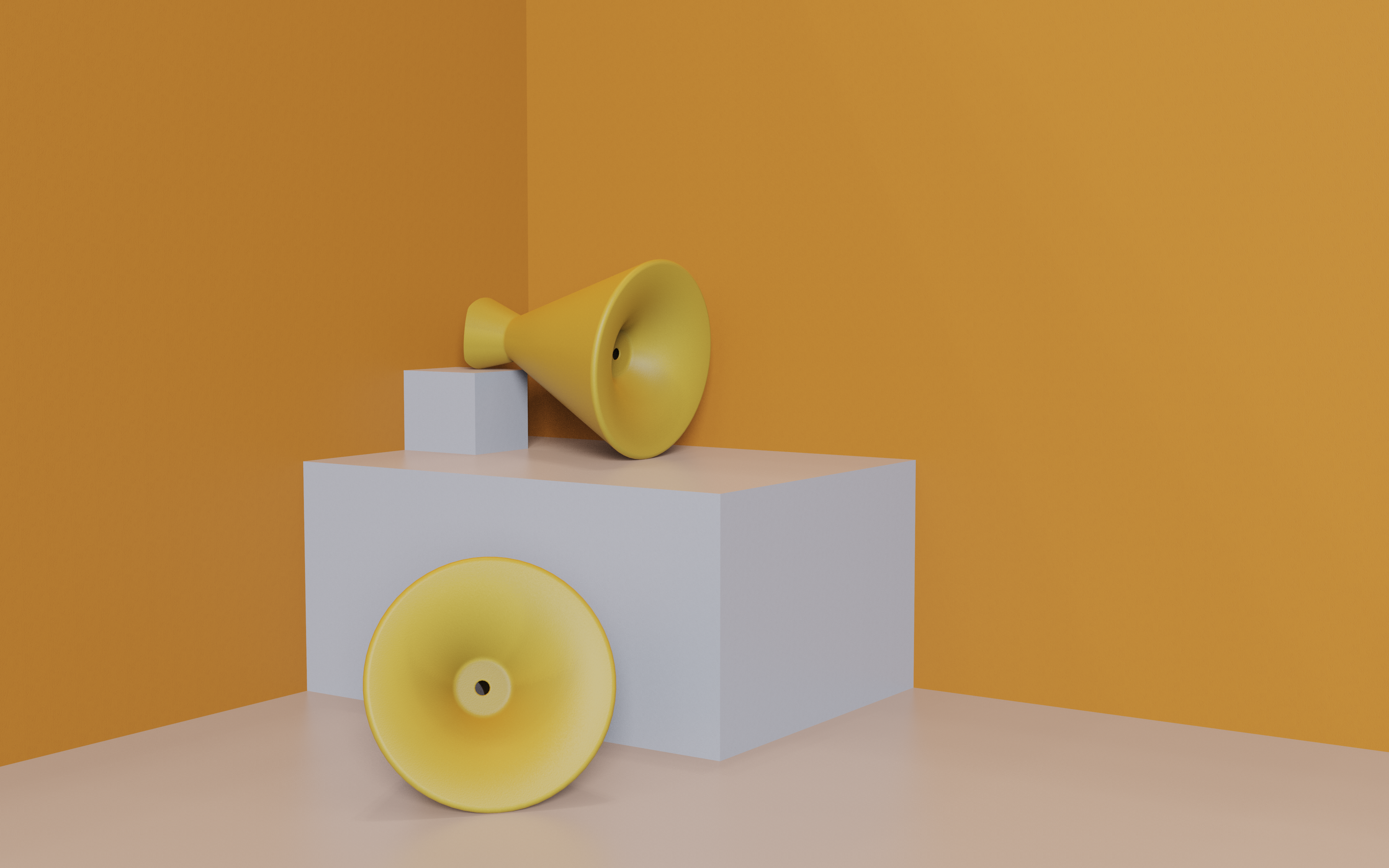 decompression，horn，to shout，