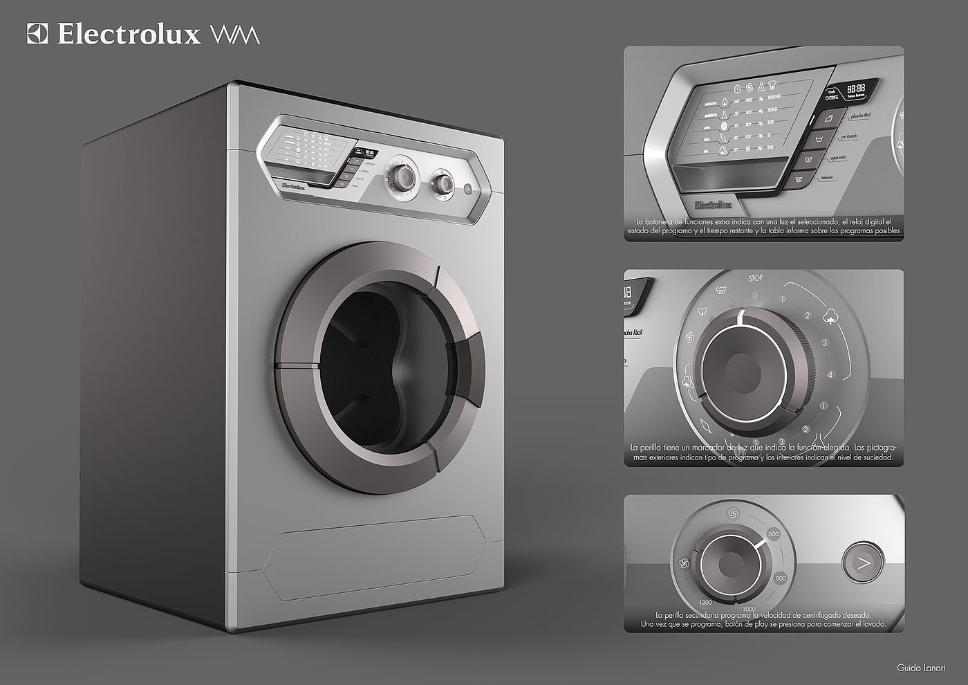 Electrolux，Washing machine design，Product transmission，