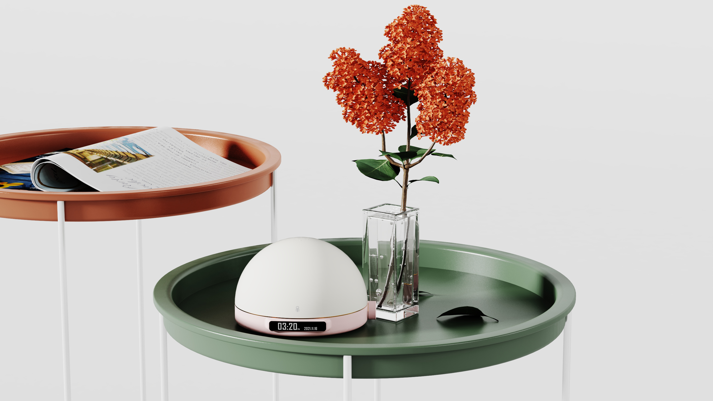 alarm clock，Night light，Home Furnishing，Digital，comfortable，quiet，soft，