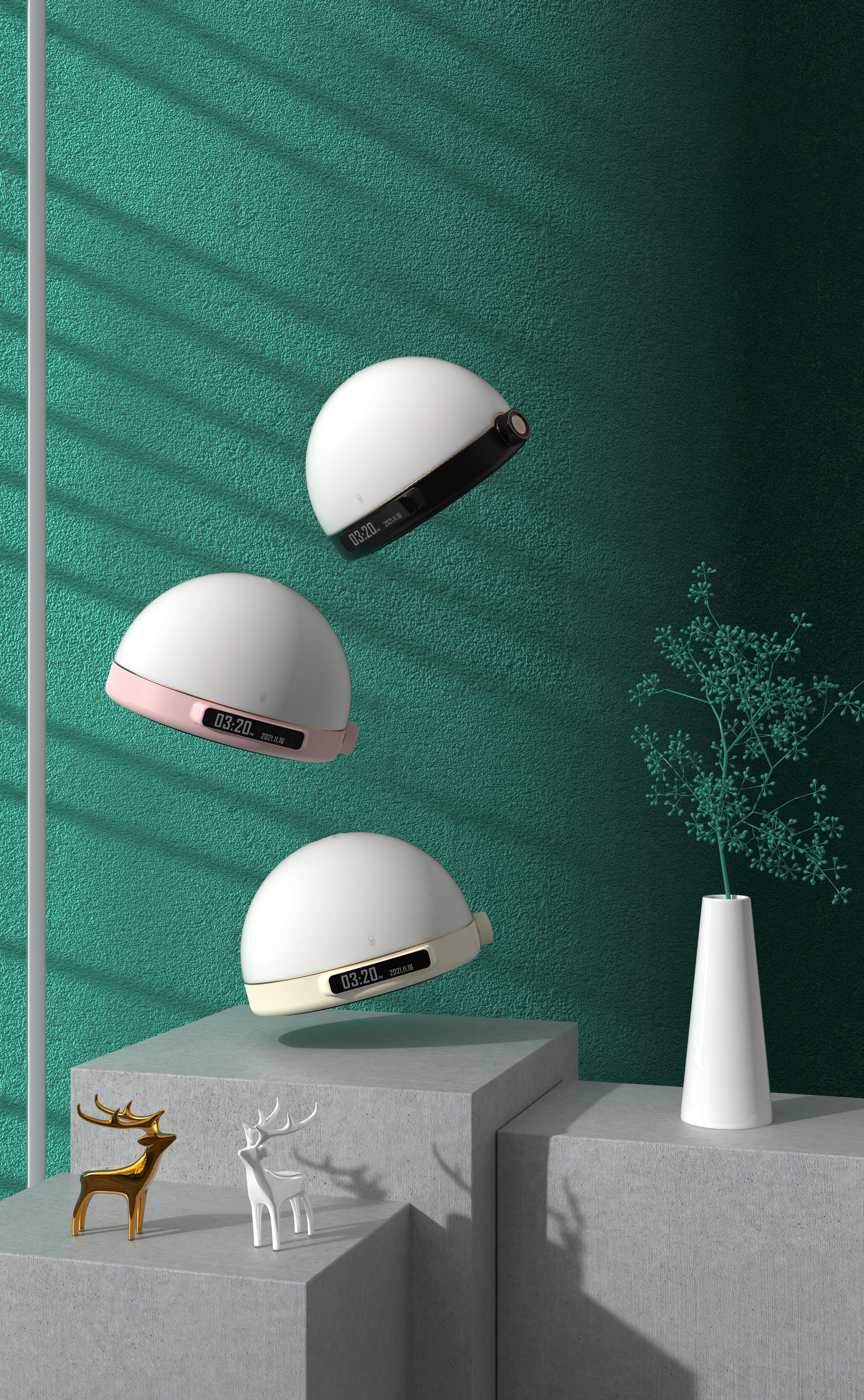 alarm clock，Night light，Home Furnishing，Digital，comfortable，quiet，soft，