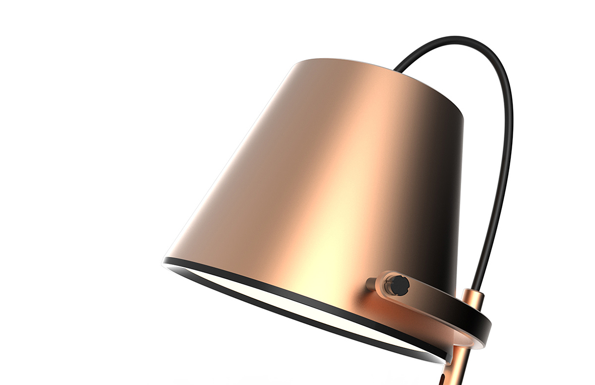 Desk lamp，bucket，modern，