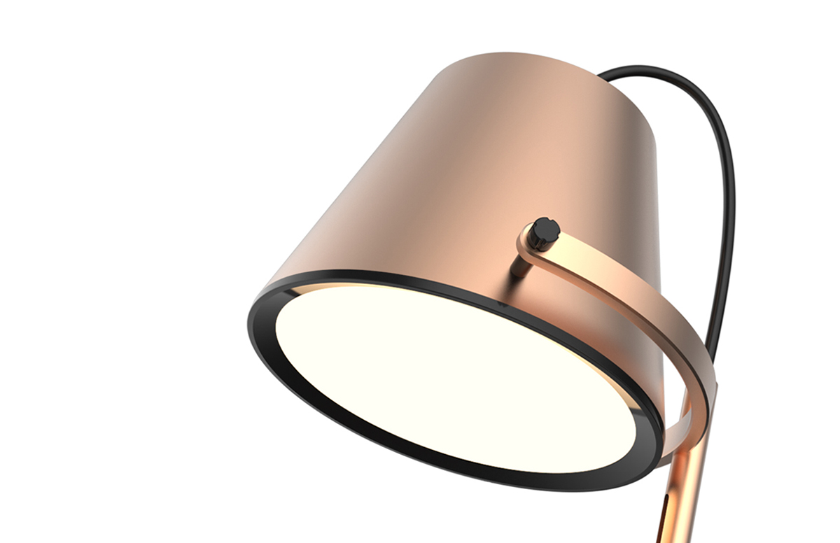 Desk lamp，bucket，modern，