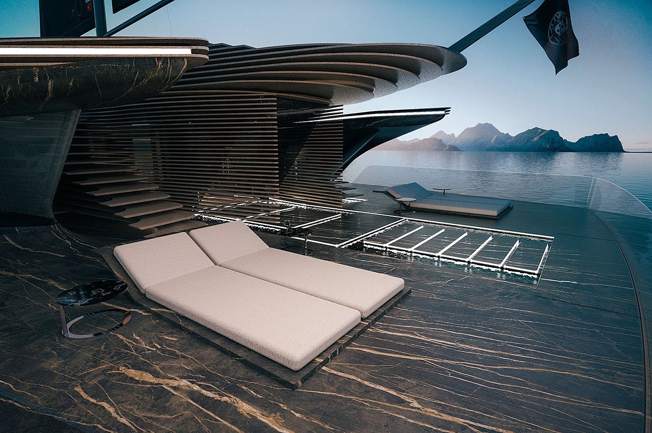 Binny farina，Catamaran hull，Luxury leisure，Fashionable has a secluded space，