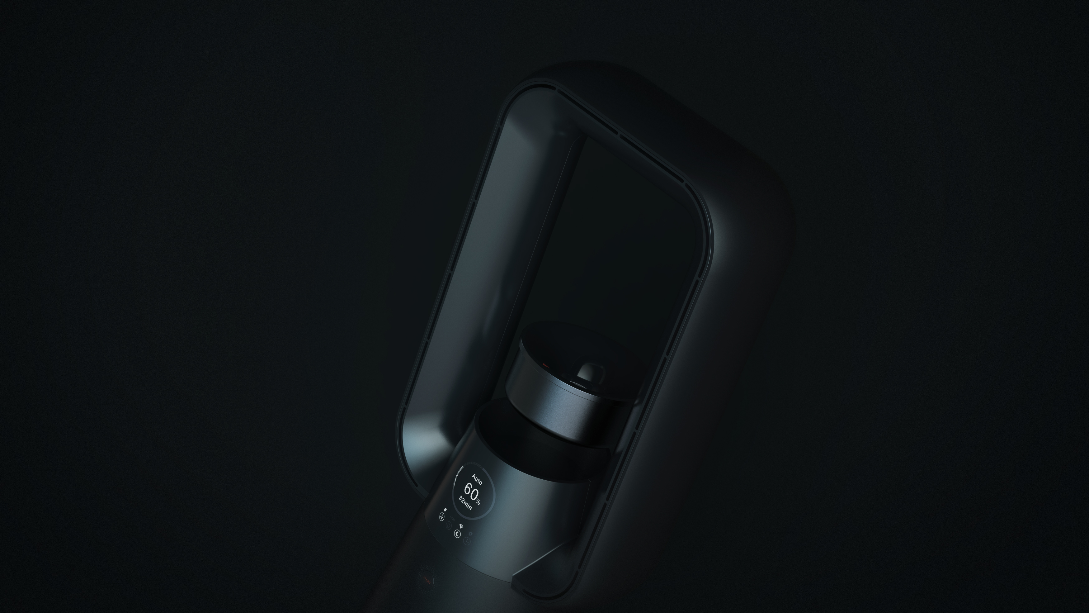 Leafless fan，Intellectualization，Household appliances，product design，humidification，lighting，volcano，Living consumption，