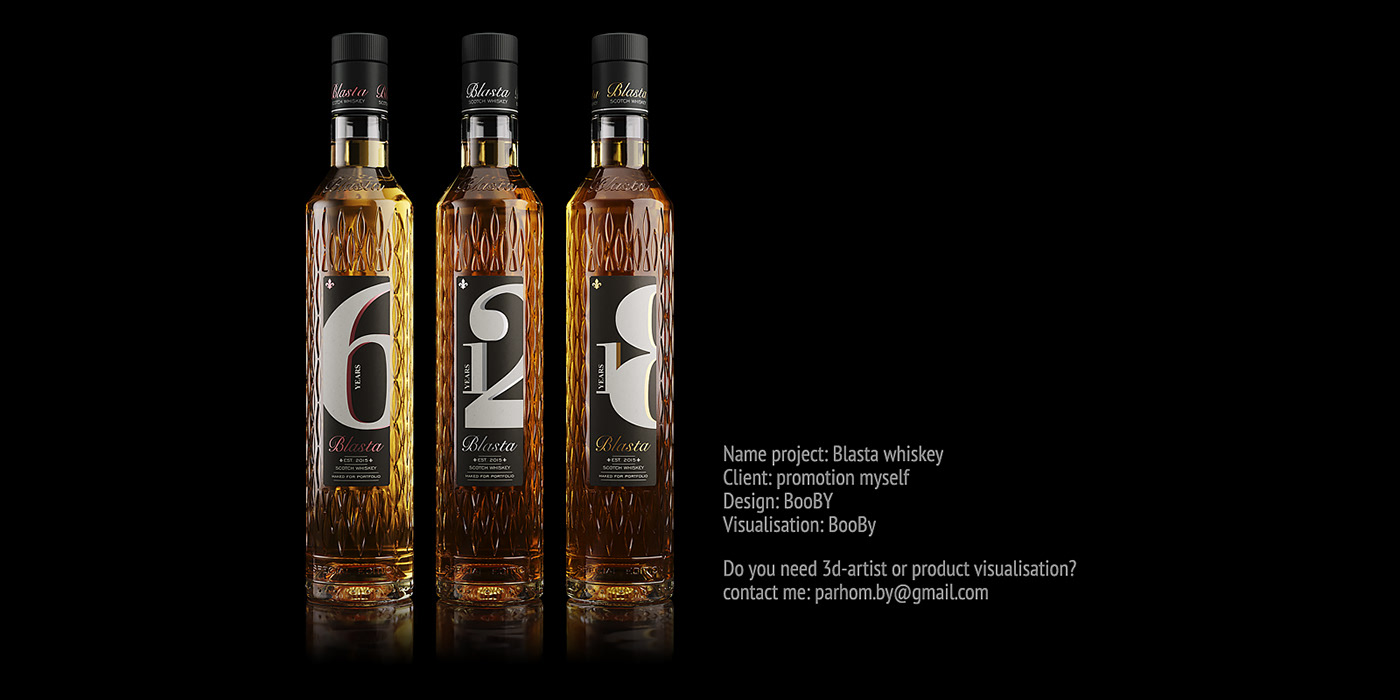 Whisky，brand，packing design，