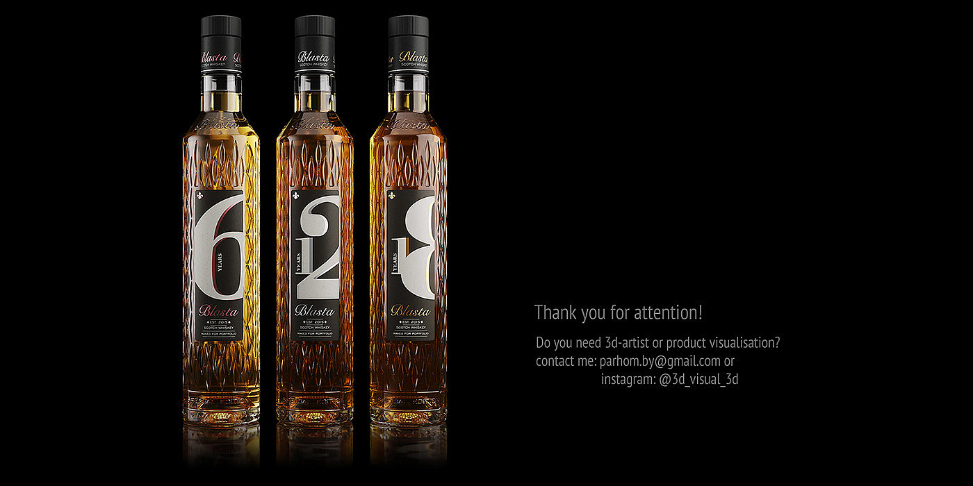 Whisky，brand，packing design，