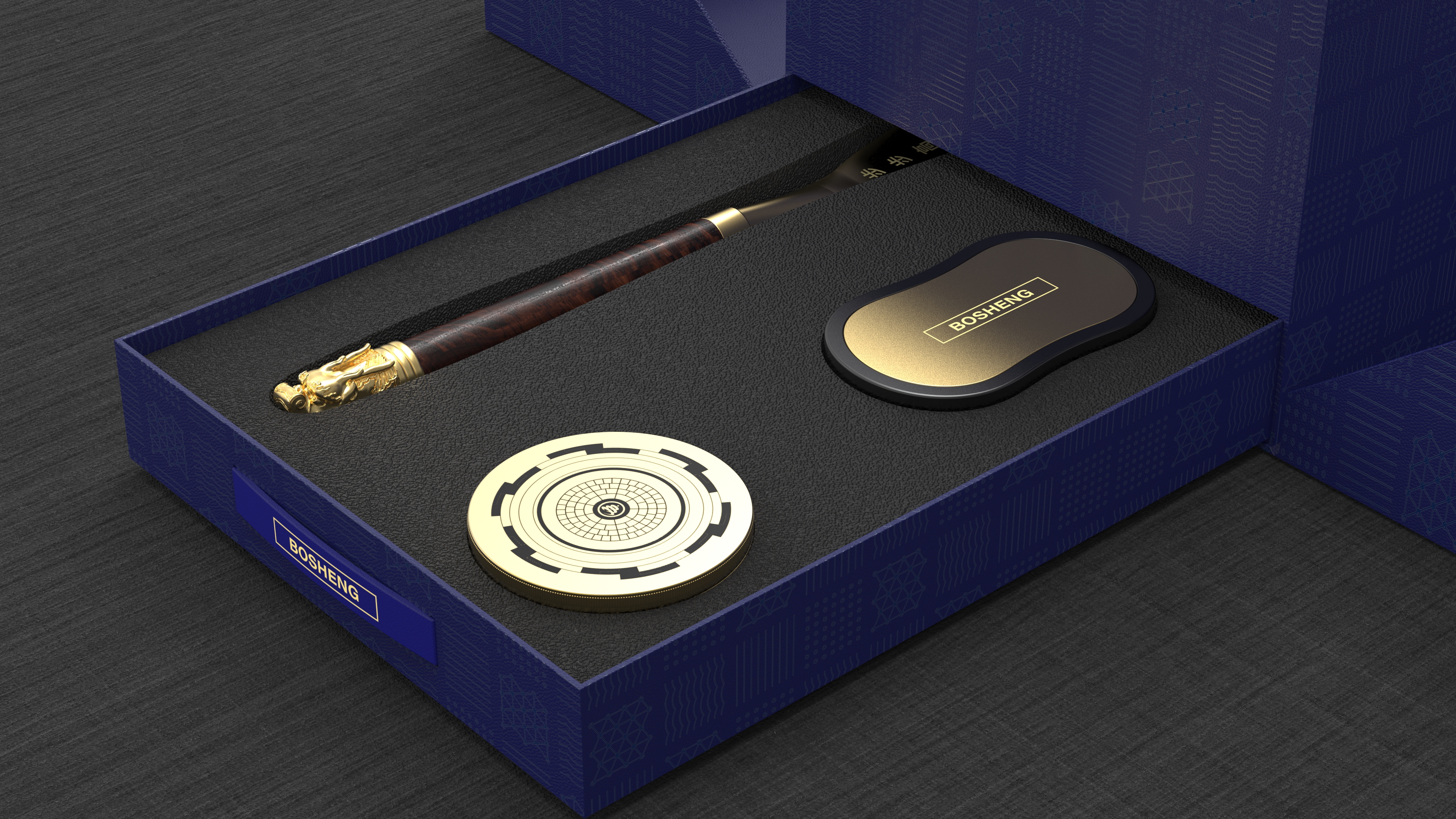 Cultural creation，leather shoes，Temple of Heaven，Gift box，