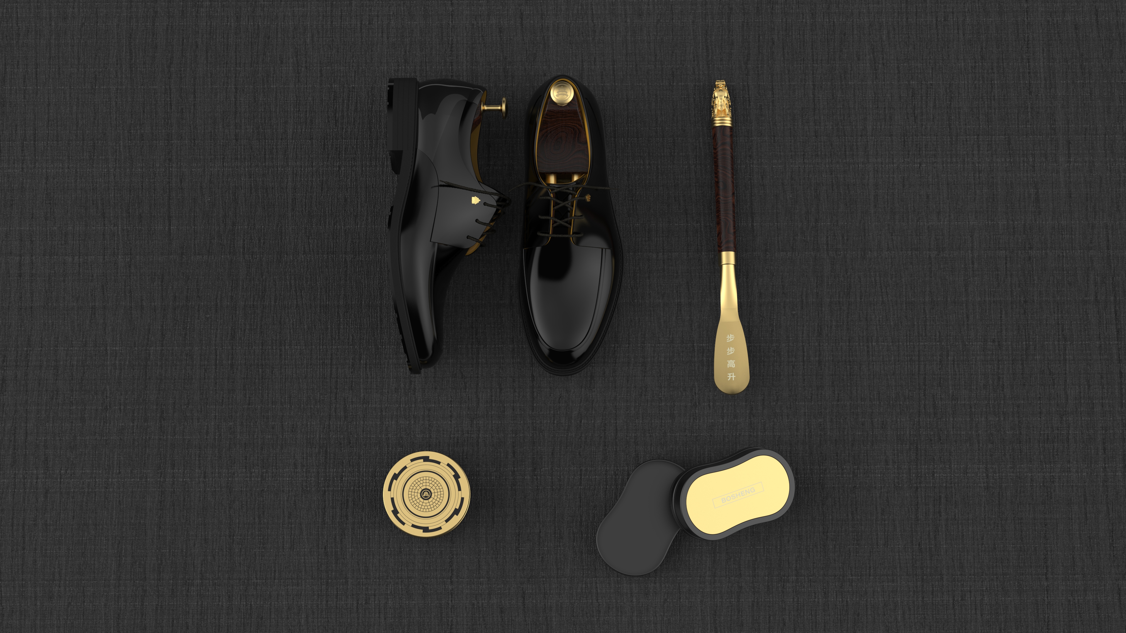 Cultural creation，leather shoes，Temple of Heaven，Gift box，