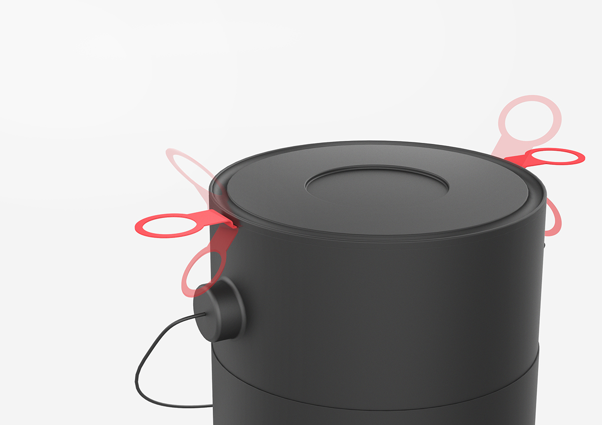 industrial design，Fragile principle，Lever principle，Paint bucket，