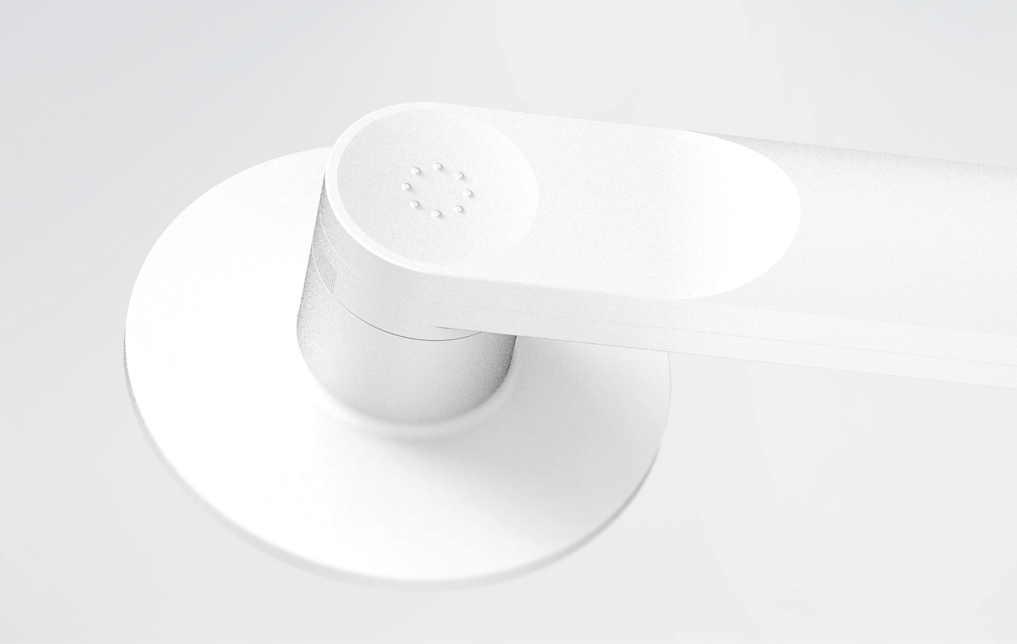 Safety door handle，white，intelligence，sensor，360 ° camera，Touch key，Lexus Design Award，aura，