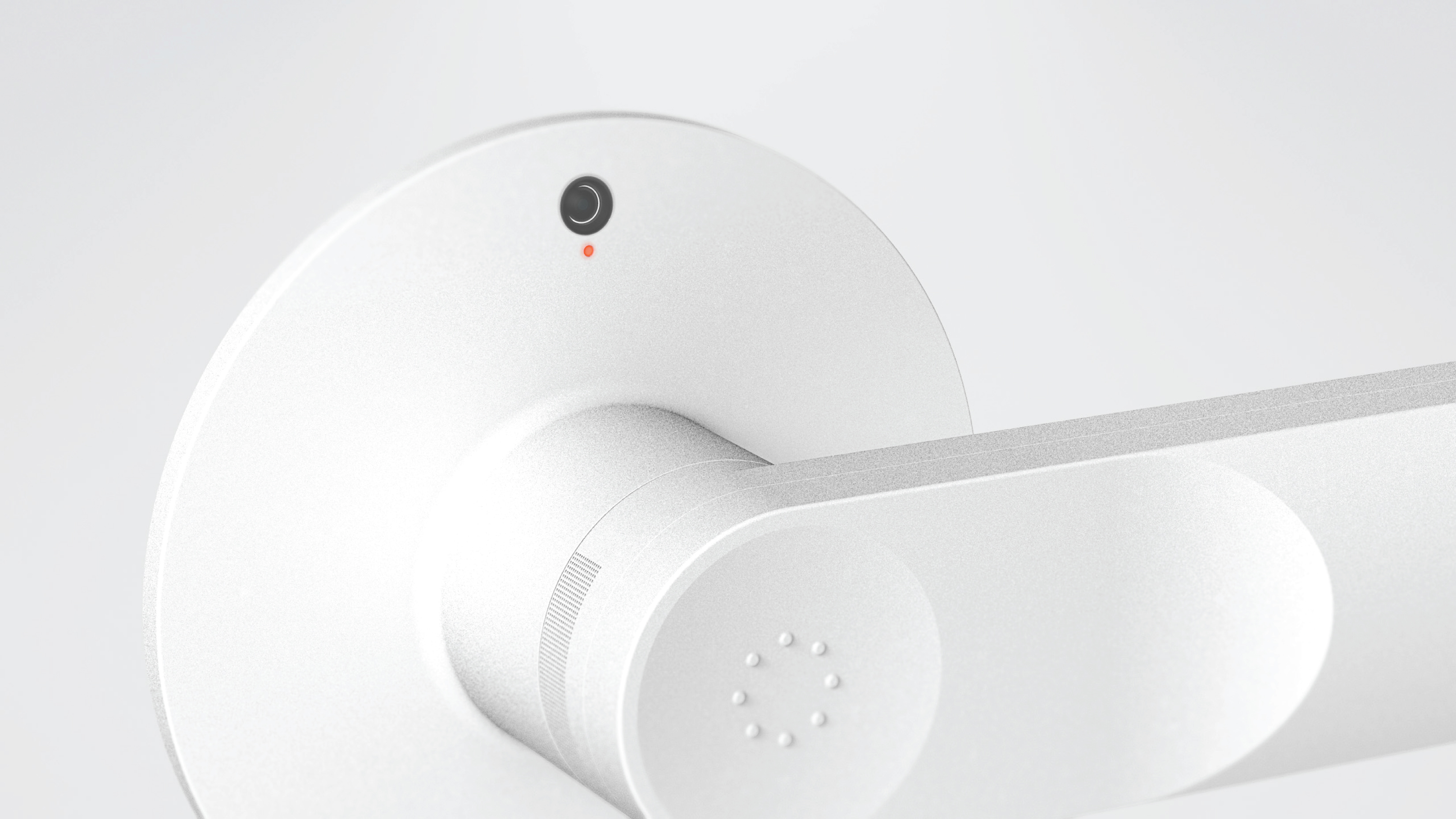 Safety door handle，white，intelligence，sensor，360 ° camera，Touch key，Lexus Design Award，aura，